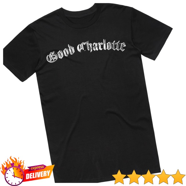 Good Charlotte Store Merch Good Charlotte Text T-Shirt Good Charlotte Store Merch Good Charlotte Text T-Shirt