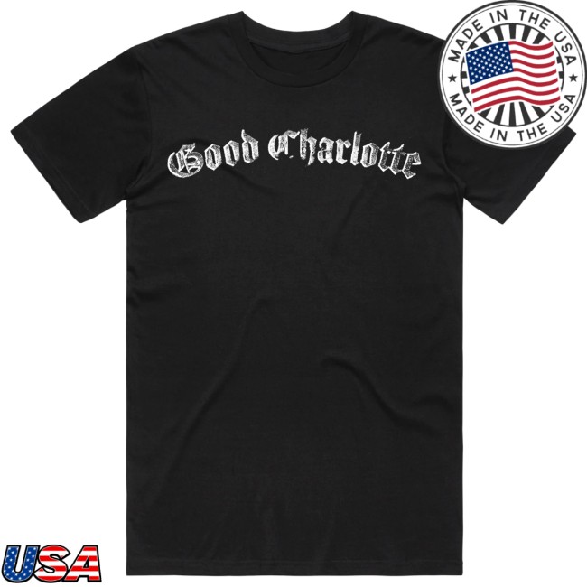 Good Charlotte Store Merch Good Charlotte Text T-Shirt Good Charlotte Store Merch Good Charlotte Text T-Shirt