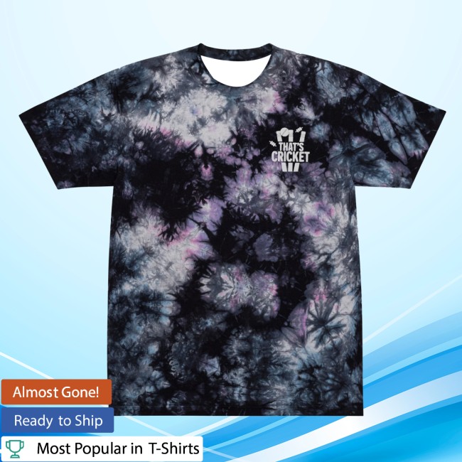 Jomboy Media Store Merch That’s Cricket Oversized Tie-Dye T-Shirt Jomboy Media Store Merch That’s Cricket Oversized Tie-Dye T-Shirt