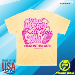 Megan Moroney Store Merch 6 Months Later Tee