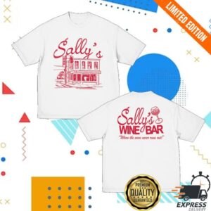Hey Role Model Merch Sally’s Wine Bar Tee