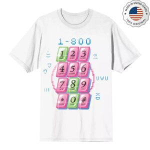 Hot Topic Merch Store Bbno$ 1-800 Cell T-Shirt