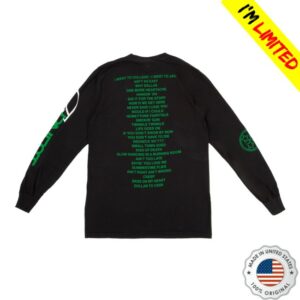 Ernest Official Store Merch Tracklist Long Sleeve