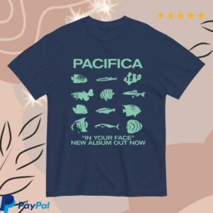 Pacifica Store Merch Fish Tee Blue Green