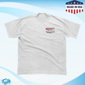 Merit Coffee Store Merch White To Go Tee