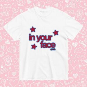 Pacifica Store Merch In Your Face Tee White