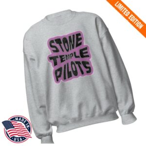 Stone Temple Pilots Store Merch Warp Logo Crewneck Sweatshirt