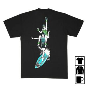 Dance Hall Crashers Store Merch Dance Hall Crashers Black Hawaii T-Shirt