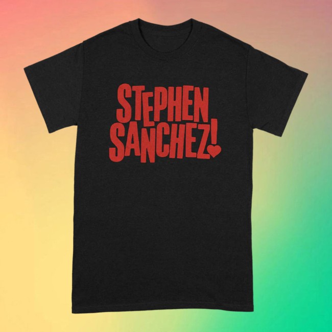 Stephen Sanchez Official Store Merch Exclamation Heart Logo T-Shirt Stephen Sanchez Official Store Merch Exclamation Heart Logo T-Shirt