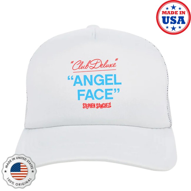 Stephen Sanchez Official Store Merch Club Deluxe Angel Face Trucker Hat Stephen Sanchez Official Store Merch Club Deluxe Angel Face Trucker Hat