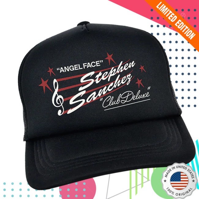 Stephen Sanchez Official Store Merch Treble Clef Trucker Hat Stephen Sanchez Official Store Merch Treble Clef Trucker Hat