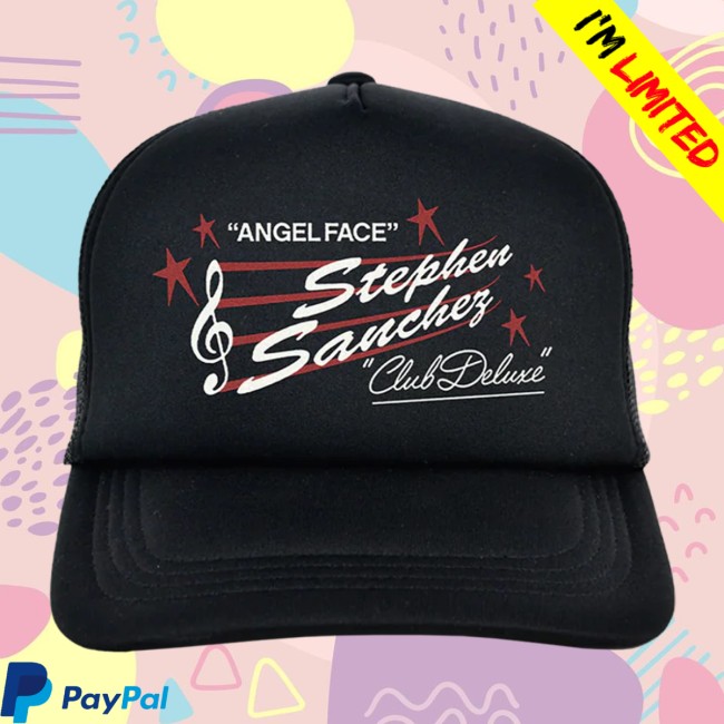 Stephen Sanchez Official Store Merch Treble Clef Trucker Hat Stephen Sanchez Official Store Merch Treble Clef Trucker Hat