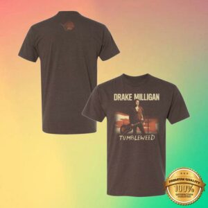 Drake Milligan Store Merch Brown Tumbleweed Album Tee