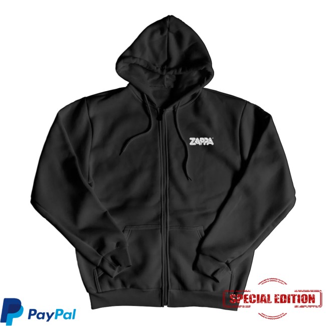 Zappa Store Merch Zappa Logo Zip Up Hoodie Zappa Store Merch Zappa Logo Zip Up Hoodie