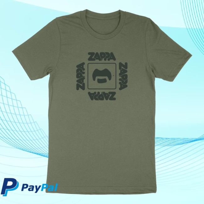 Zappa Store Merch Zappa Logo Army Green T-Shirt Zappa Store Merch Zappa Logo Army Green T-Shirt
