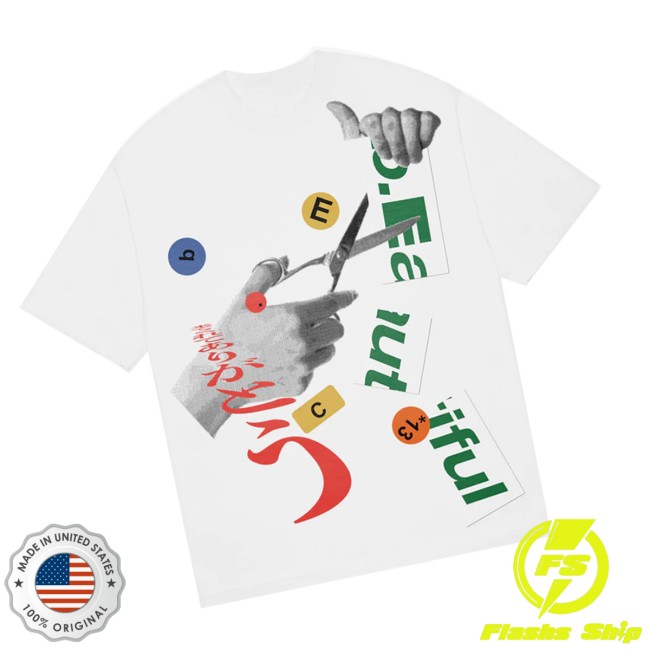 Above The Clouds Store Merch Cutting White T-Shirt Above The Clouds Store Merch Cutting White T-Shirt