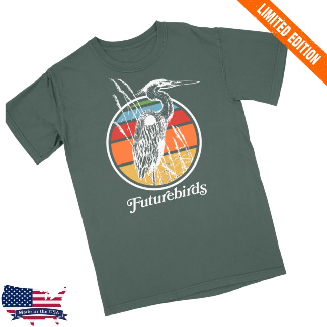Futurebirds Music Store Merch Heron Tee Futurebirds Music Store Merch Heron Tee