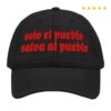 kenny liberation store merch solo el pueblo salva al pueblo distressed baseball cap