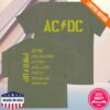 kenny acdc store merch olive green logo pwr up tour t shirt wd