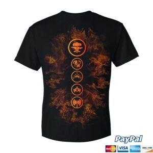 Wind Rose Official Store Merch Warfront Fire T-Shirt