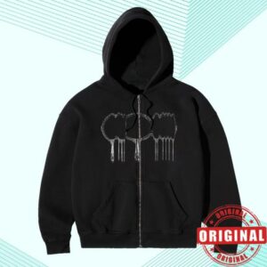 Pvris Store Merch White Noise Mirror Hoodie