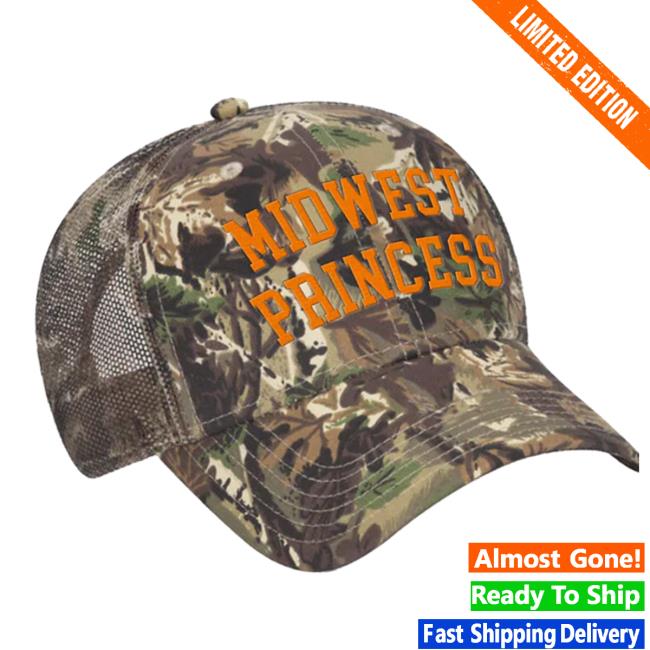 Chappell Roan Merch Store Midwest Princess Camo Hat Chappell Roan Merch Store Midwest Princess Camo Hat
