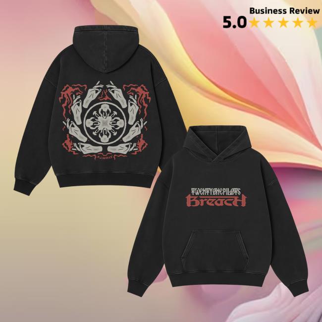 Twenty One Pilots Merch Store Breach Fear Hoodie Twenty One Pilots Merch Store Breach Fear Hoodie