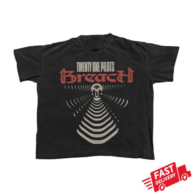 Twenty One Pilots Merch Store Breach Radiate T-Shirt Twenty One Pilots Merch Store Breach Radiate T-Shirt