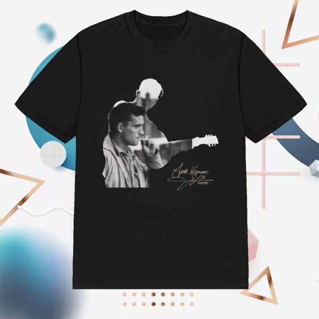 Jack Kerouac Merch Store The Jack Zach Black Tee Jack Kerouac Merch Store The Jack Zach Black Tee