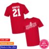 kenny Heated Rivalry Merch Store Scott Hunter 21 New York Admirals Tee Deep Reda