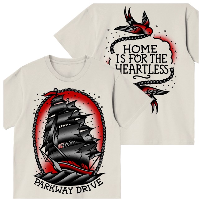 Parkway Drive Merch Store Home Is For The Heartless T-Shirt Parkway Drive Merch Store Home Is For The Heartless T-Shirt