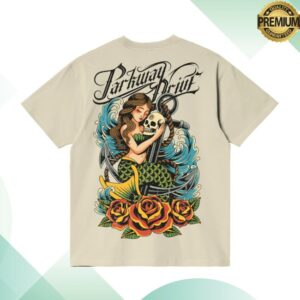 Parkway Drive Store Merch Mermaid Anchor T-Shirt