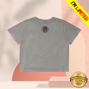 Parkway Drive Store Merch Death Metal Logo Women’s Heavyweight Crop T-Shirt