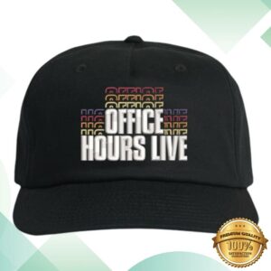 Office Hours Merch Store Logo Hat Black