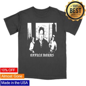 Office Hours Merch Store Punk T-Shirt Black