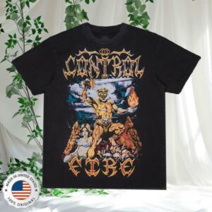 Papa Meat Merch Store I Control Fire Washed Tee