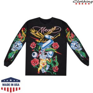 Papa Meat Merch Store Meaty Hardy Long Sleeve Tee