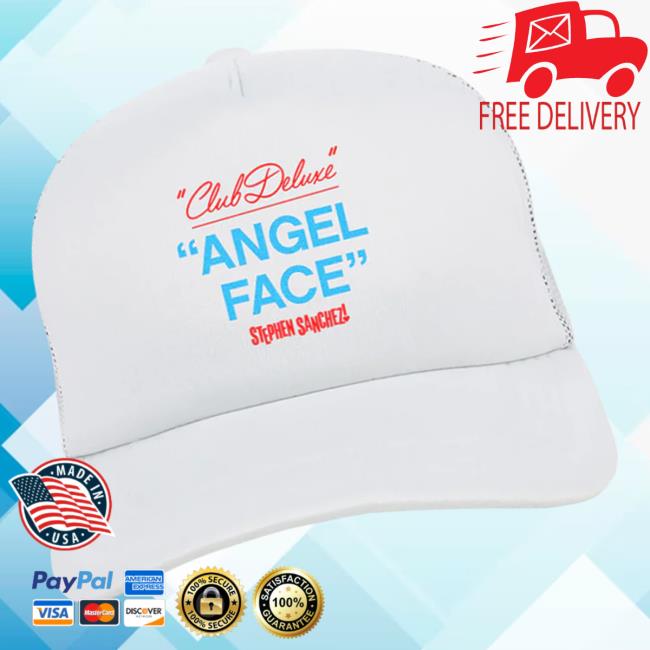Stephen Sanchez Merch Store Club Deluxe Angel Face Trucker Hat Stephen Sanchez Merch Store Club Deluxe Angel Face Trucker Hat
