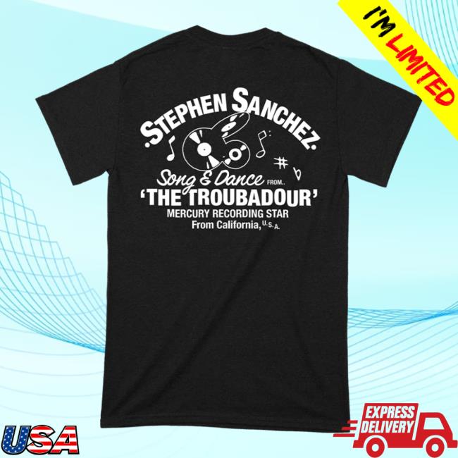 Stephen Sanchez Merch Store Song And Dance Co. T-Shirt Stephen Sanchez Merch Store Song And Dance Co. T-Shirt
