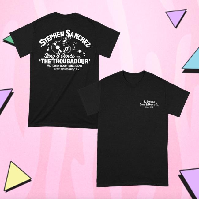 Stephen Sanchez Merch Store Song And Dance Co. T-Shirt Stephen Sanchez Merch Store Song And Dance Co. T-Shirt