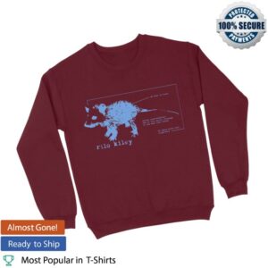 Rilo Kiley Store Merch Rilo Kiley Schematic Possum Crewneck