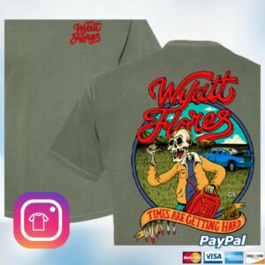 Wyatt Flores Music Store Merch Times Are Getting Hard Tee