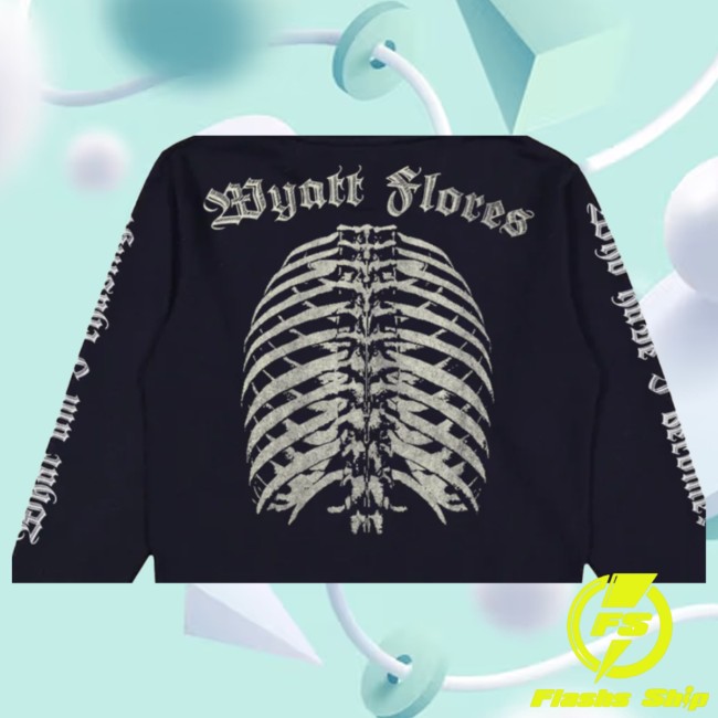 Wyatt Flores Music Store Merch Milwaukee Skeleton Hoodie Wyatt Flores Music Store Merch Milwaukee Skeleton Hoodie
