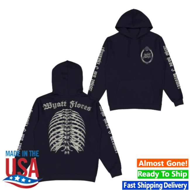 Wyatt Flores Music Store Merch Milwaukee Skeleton Hoodie Wyatt Flores Music Store Merch Milwaukee Skeleton Hoodie