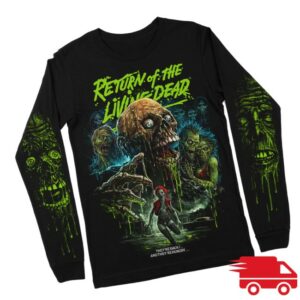 Terror Threads Store Merch Return Of The Living Dead They’re Hungry Long Sleeve T-Shirt