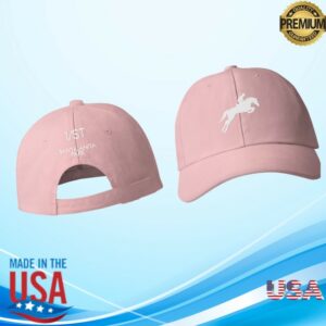 1St Store Merch Showjumping Graphic Baby Pink Cap