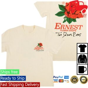 Ernest Official Store Merch Two Dozen Roses Tee