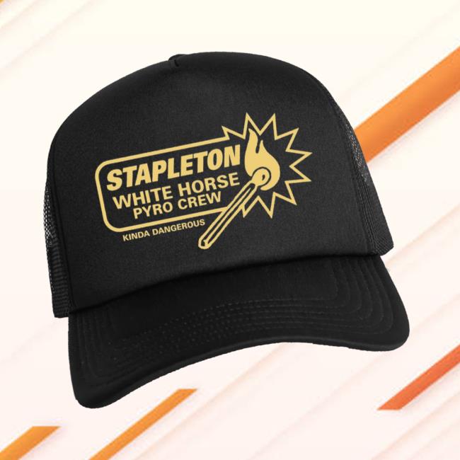 Chris Stapleton Merch Store White Horse Pyro Crew Foam Trucker Chris Stapleton Merch Store White Horse Pyro Crew Foam Trucker