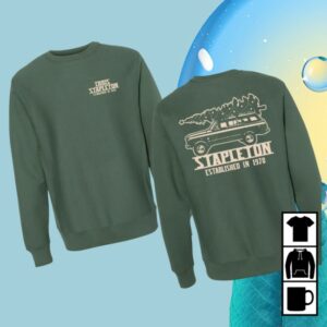 Chris Stapleton Store Merch Stapleton Est. 1978 Holiday Crewneck Sweatshirt