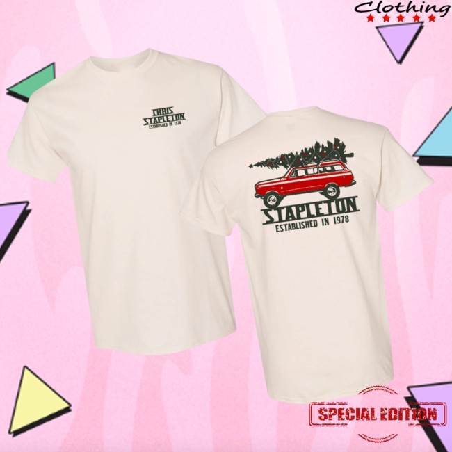 Chris Stapleton Store Merch Stapleton Est. 1978 Holiday Unisex Tee Chris Stapleton Store Merch Stapleton Est. 1978 Holiday Unisex Tee